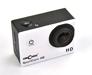 ConCorde SportCam A8 - Sportkamera verhetetlen áron